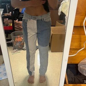 New Pacsun Patchwork Mom Jeans Size 26